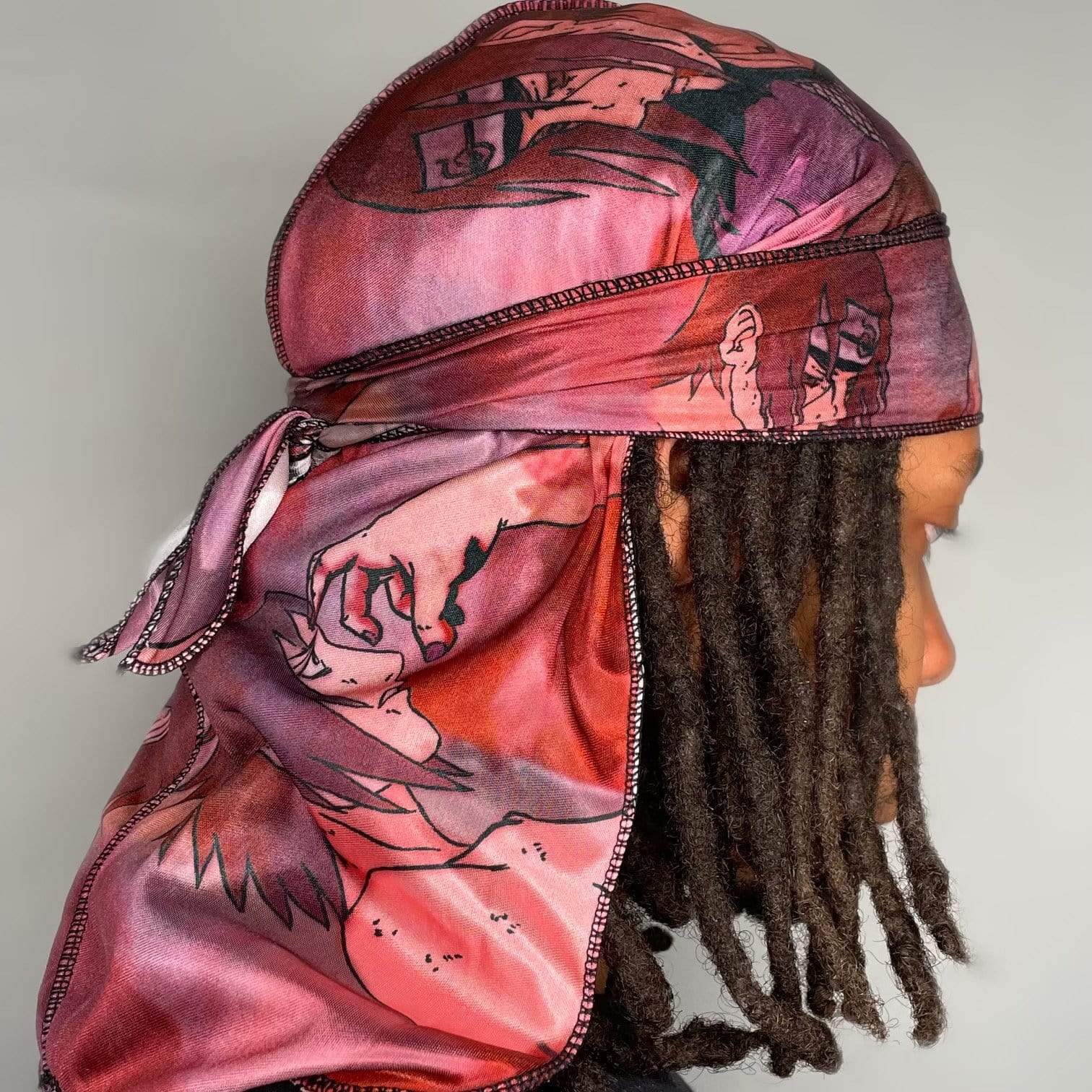 Drippy Rags Durags Bonnets Headbands Headwear More Designer Durag Itachi's Wrath Durag