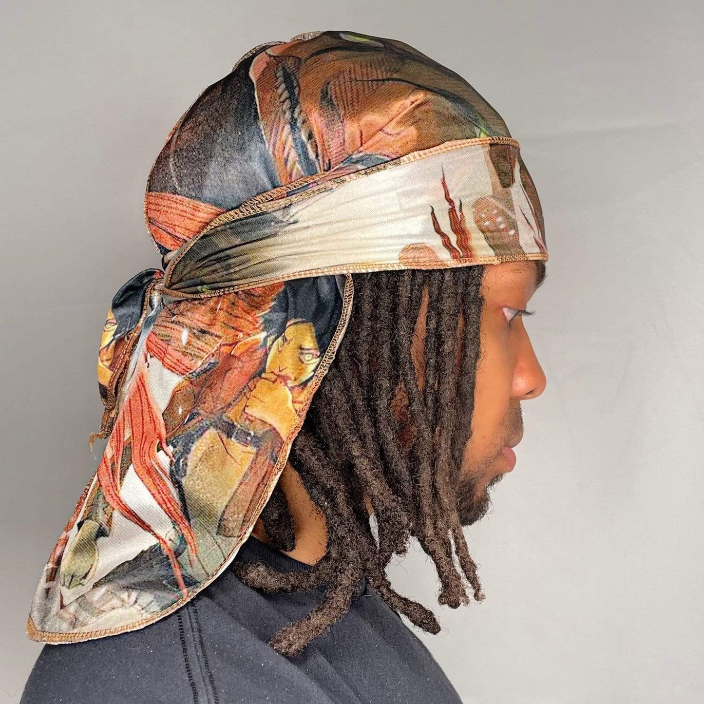 Drippy Rags Durags Bonnets Headbands Headwear More Designer Durag Yeager Attack Drip Durag
