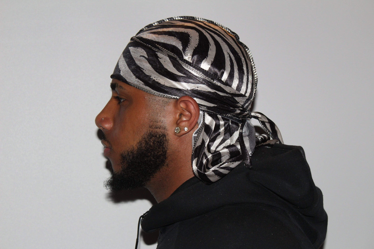 Zebra Designer Drip Durag
