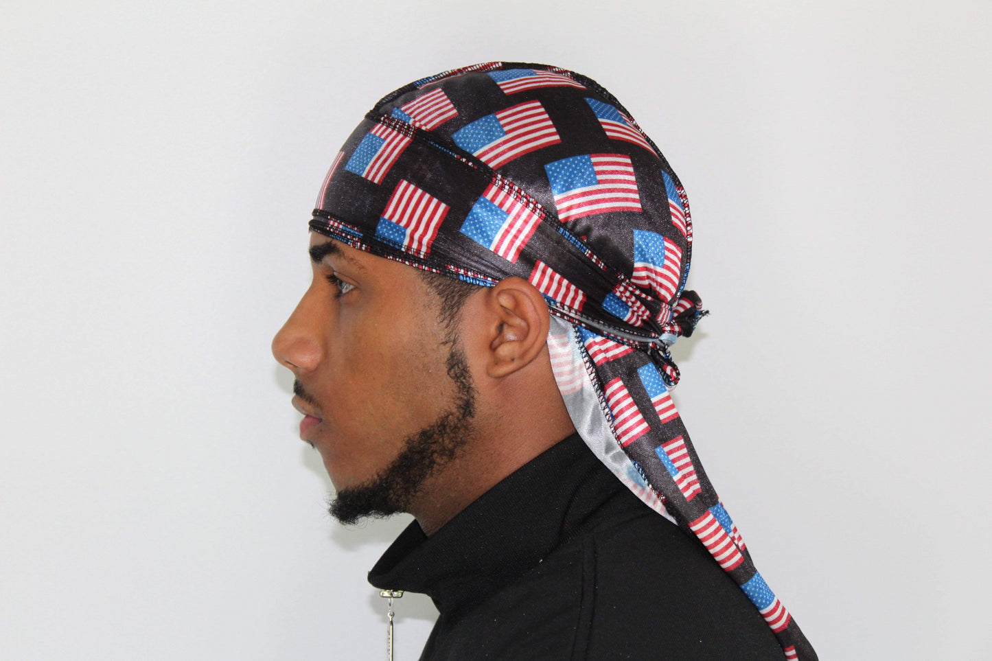 America Flag Silky Durag