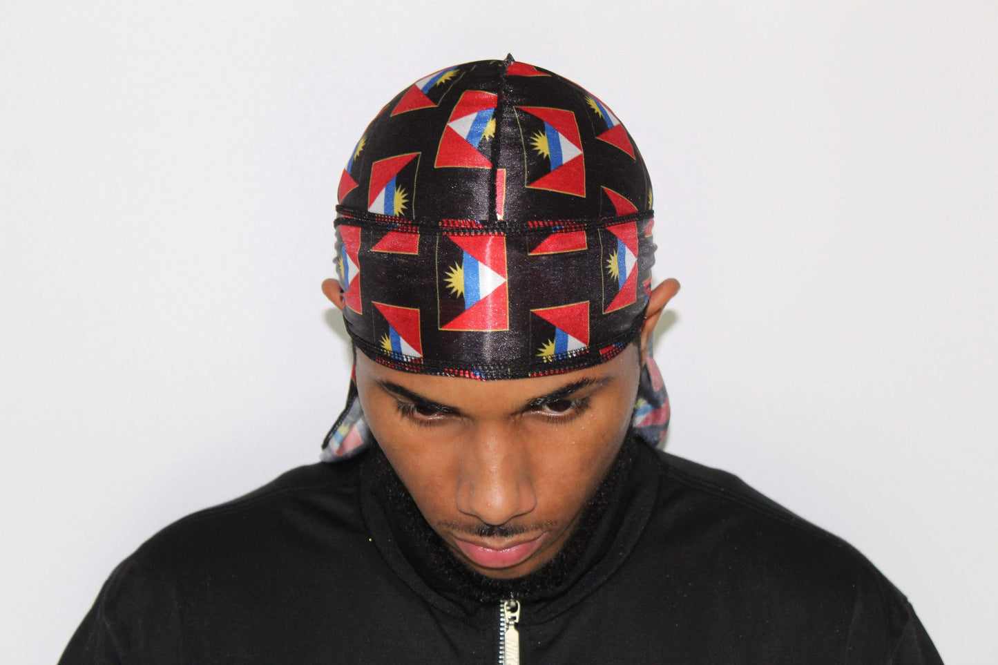 Antigua & Barbuda Flag Silky Durag