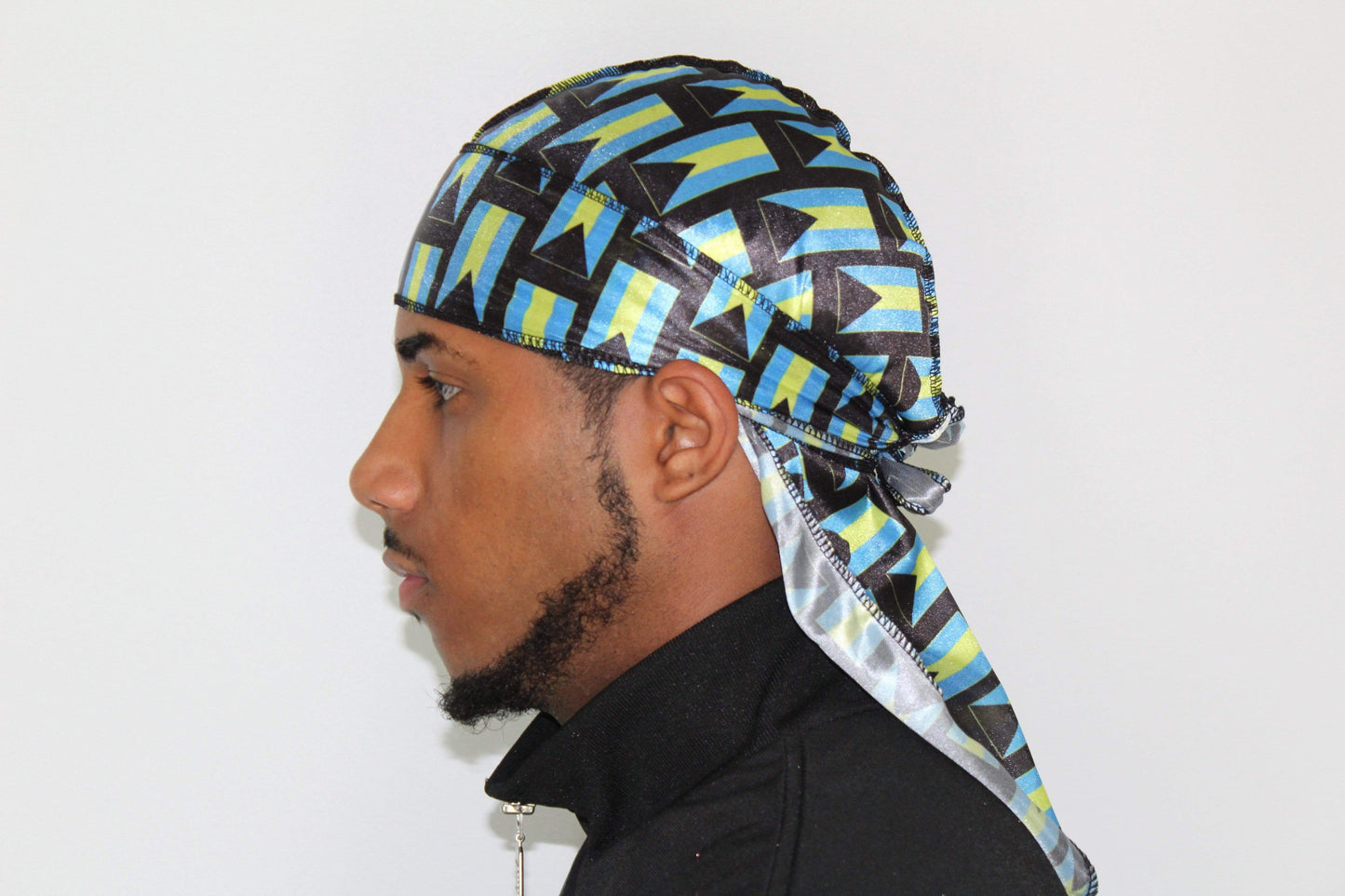 Bahamas Flag Silky Durag