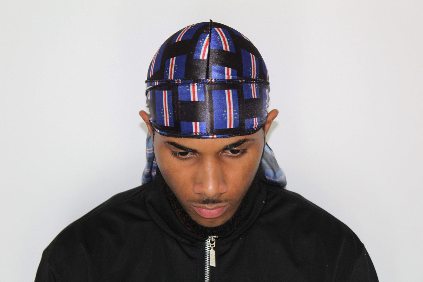 Cape Verde Flag Silky Durag