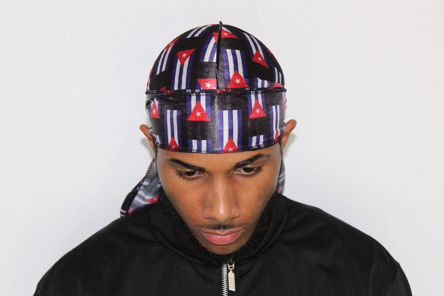 Cuba Flag Silky Durag
