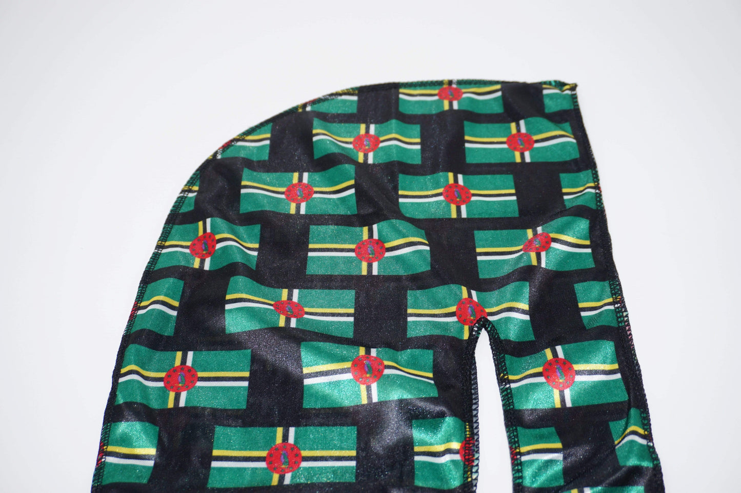 Dominica Flag Silky Durag