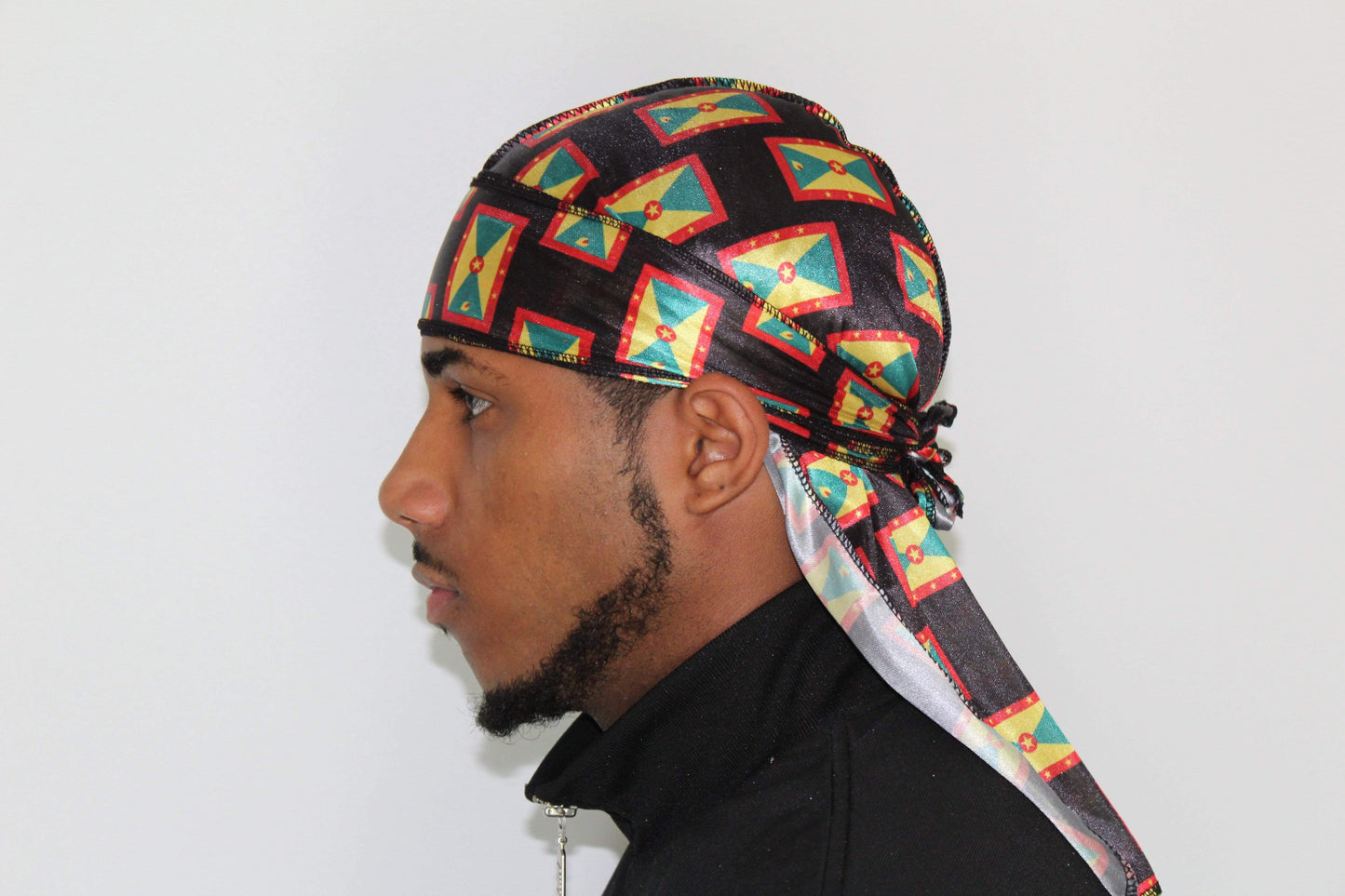Grenada Flag Silky Durag