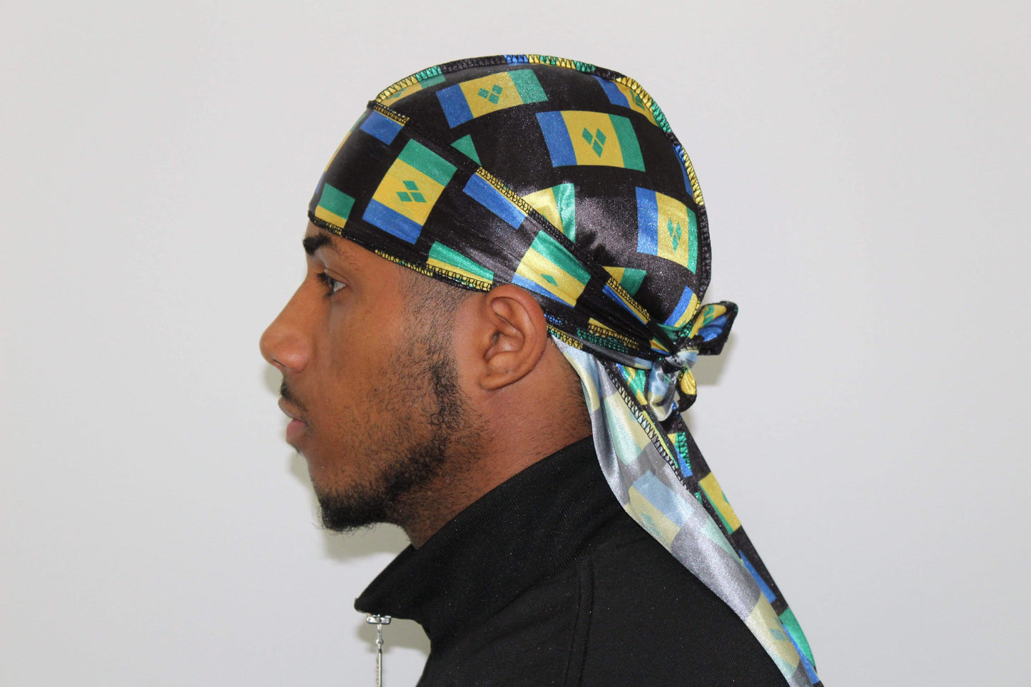 St. Vincent Flag Silky Durag