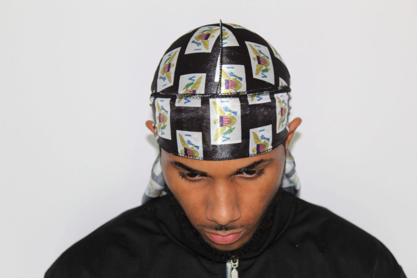 Drippy Rags Durags Bonnets Headbands Headwear More Flag Drip US Virgin Islands Drip Durag