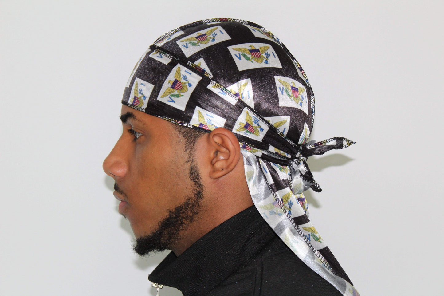 Drippy Rags Durags Bonnets Headbands Headwear More Flag Drip US Virgin Islands Drip Durag