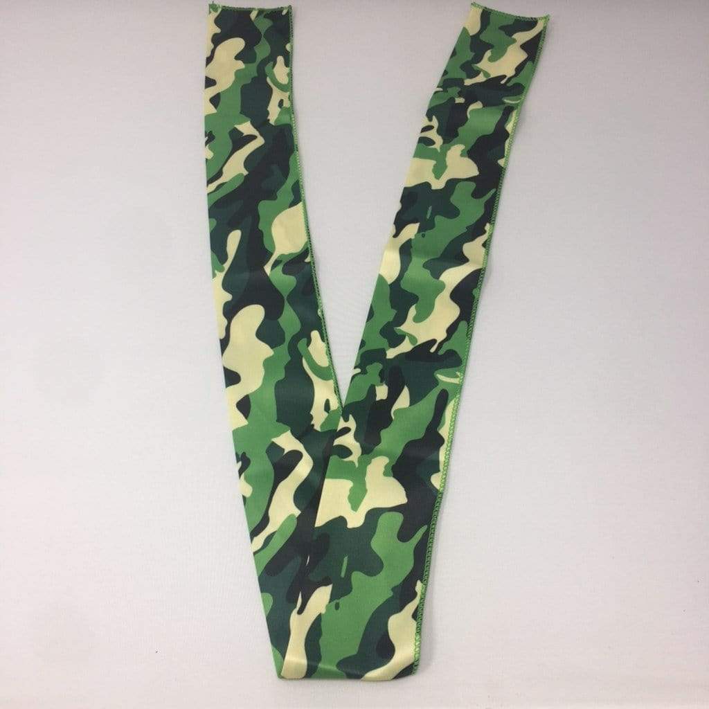 *Super Sale* Green Camo Bandana Tie Headband