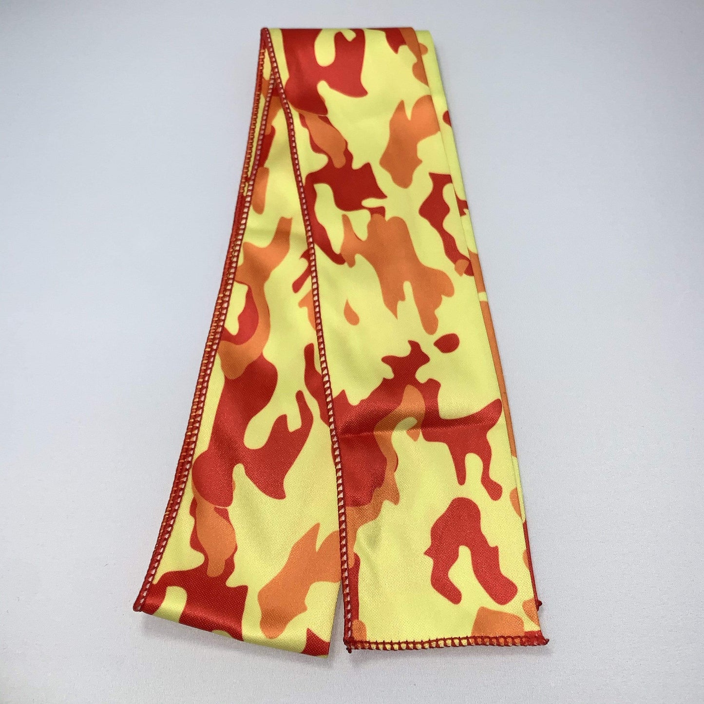 *Super Sale* Orange Yellow Camo Bandana Tie Headband