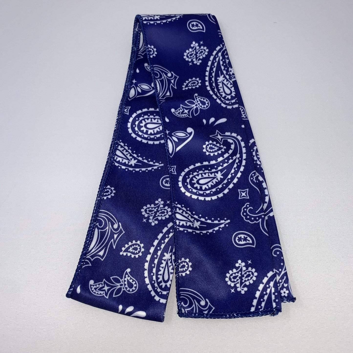 Drippy Rags Durags Bonnets Headbands Headwear More Headbands *Super Sale* Blue Bandana Tie Headband