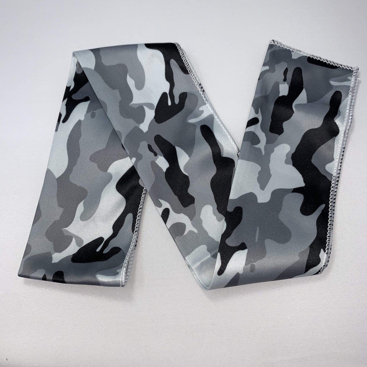 Drippy Rags Durags Bonnets Headbands Headwear More Headbands *Super Sale* Grey Camo Bandana Tie Headband