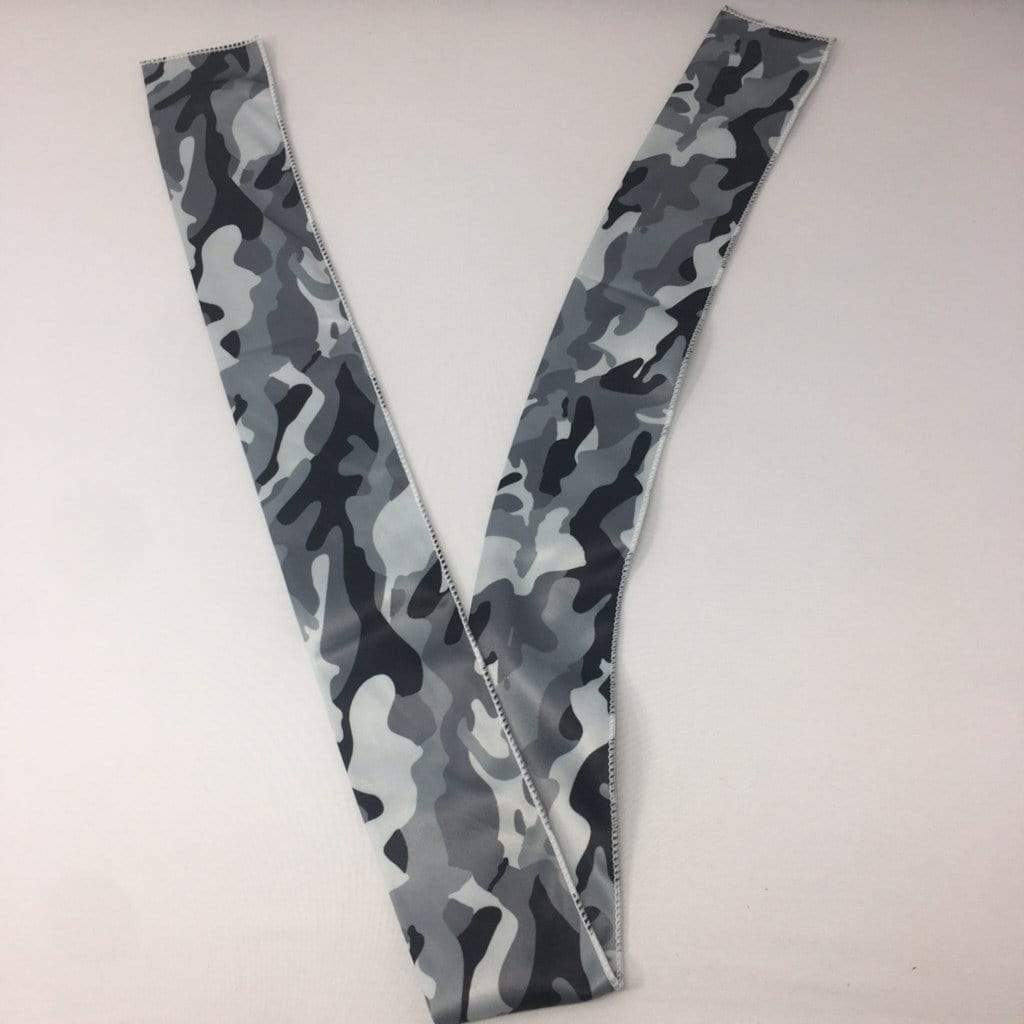 Drippy Rags Durags Bonnets Headbands Headwear More Headbands *Super Sale* Grey Camo Bandana Tie Headband