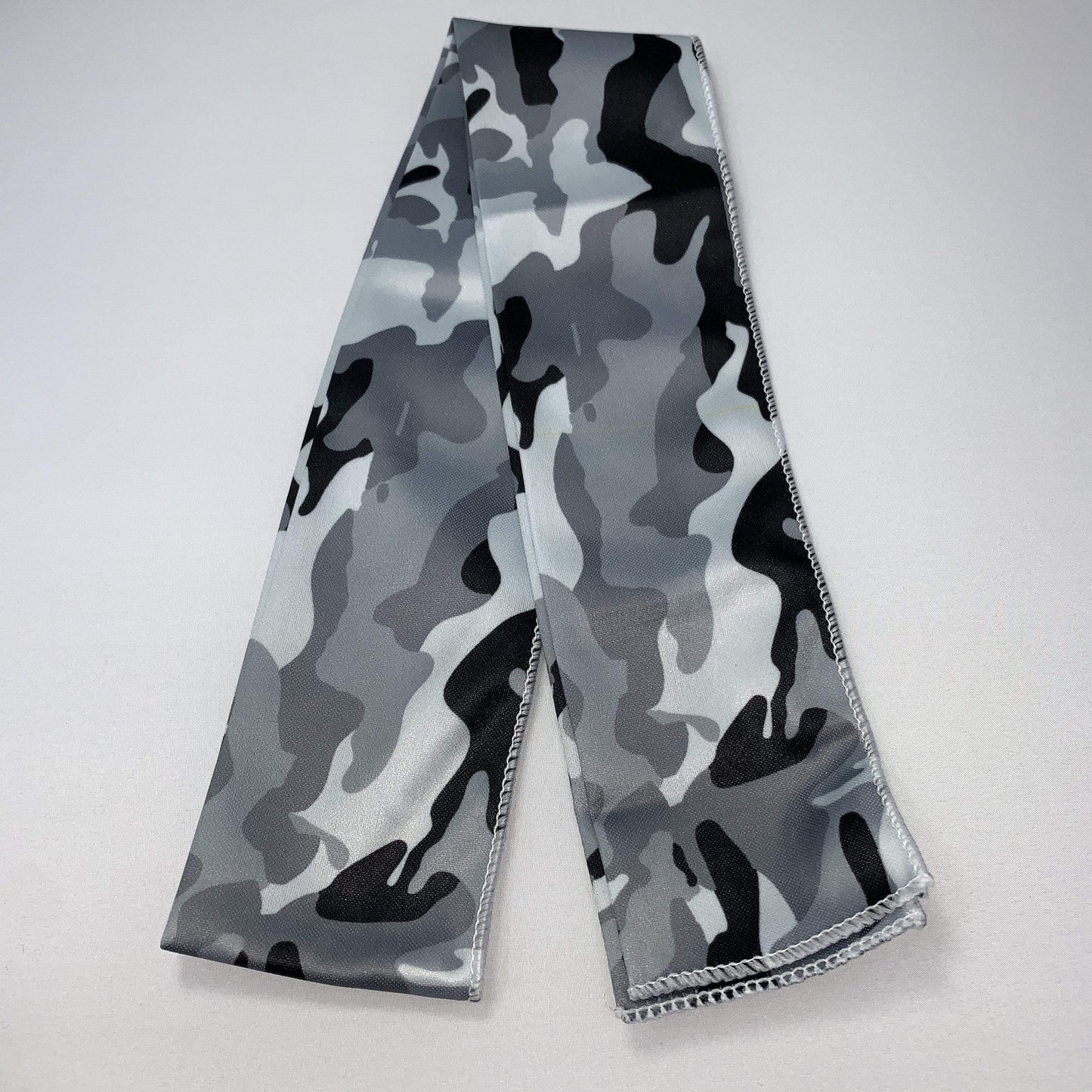 Drippy Rags Durags Bonnets Headbands Headwear More Headbands *Super Sale* Grey Camo Bandana Tie Headband