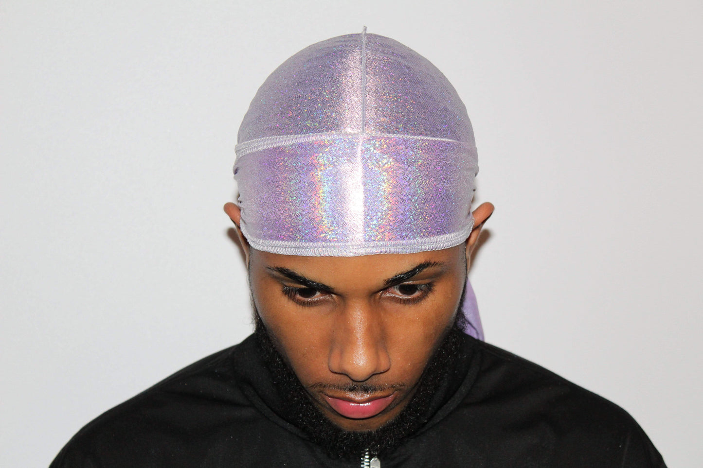 Drippy Rags Durags Bonnets Headbands Headwear More Hologram Lavender Hologram Durag