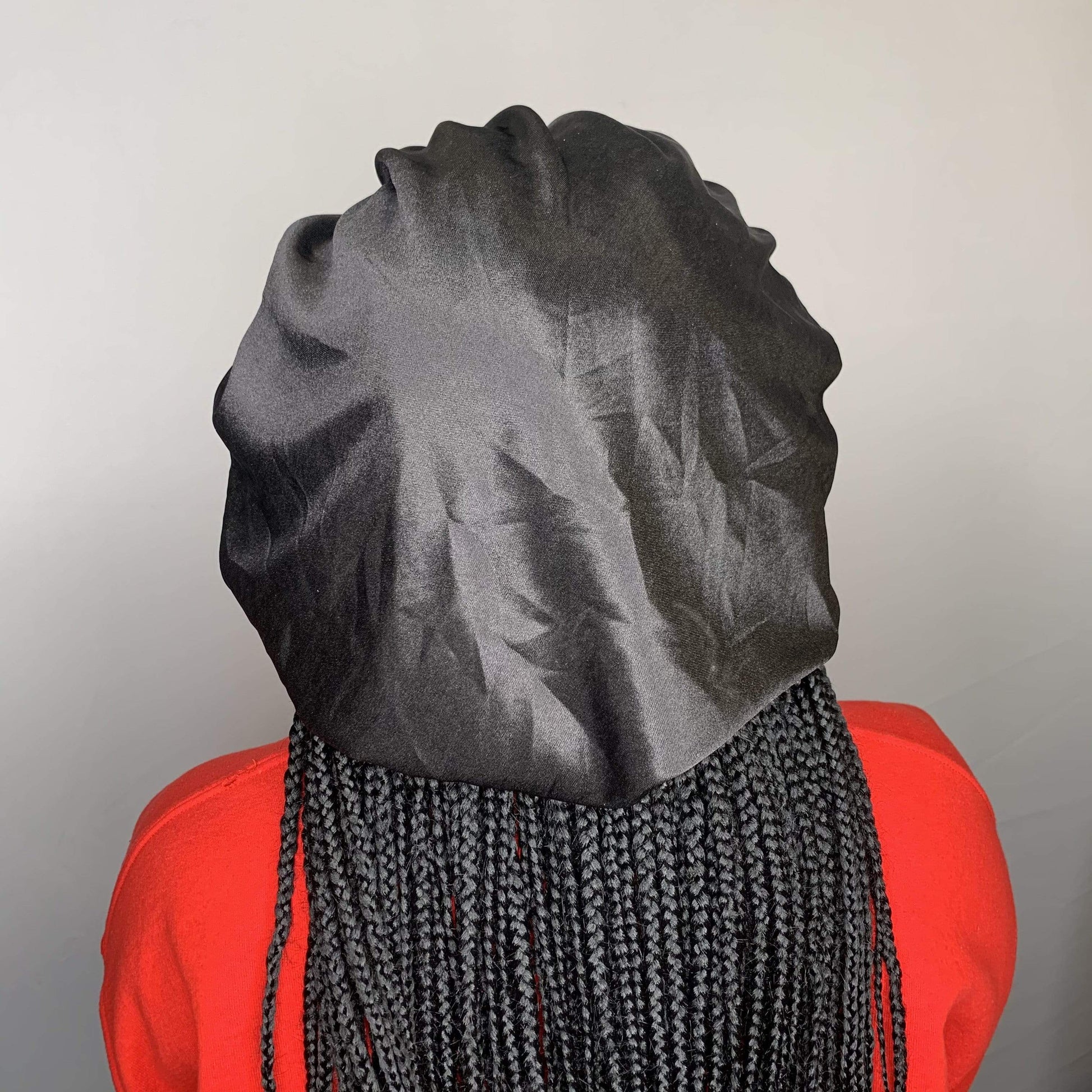 Drippy Rags Durags Bonnets Headbands Headwear More Regular Bonnets Black Silky Satin Bonnet