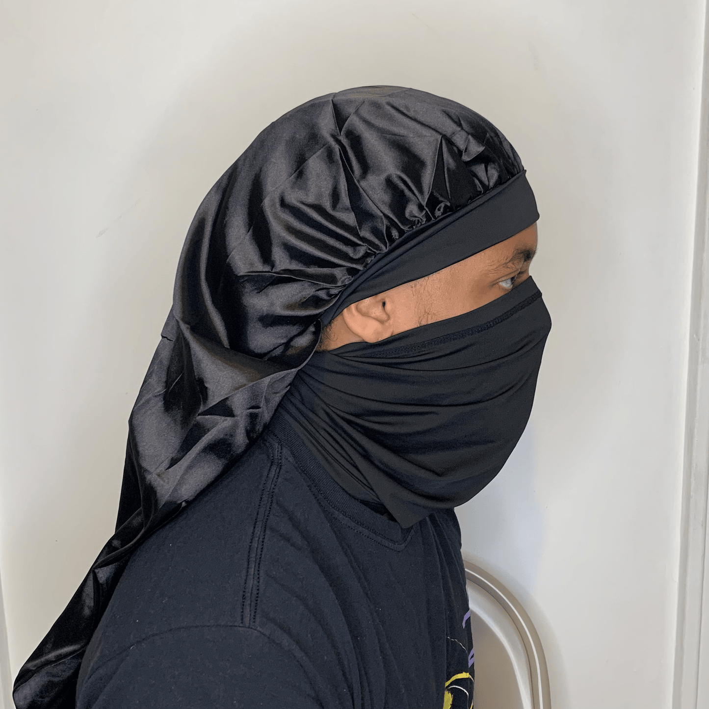 Drippy Rags Durags Bonnets Headbands Headwear More Regular Bonnets Dread & Big Braids Silky Satin Long Bonnet