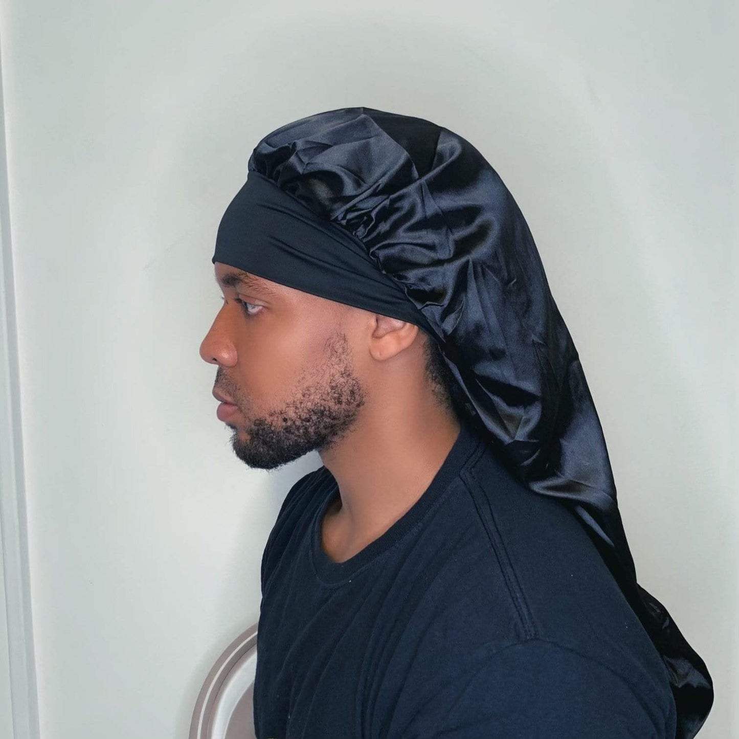 Drippy Rags Durags Bonnets Headbands Headwear More Regular Bonnets Dread & Big Braids Silky Satin Long Bonnet
