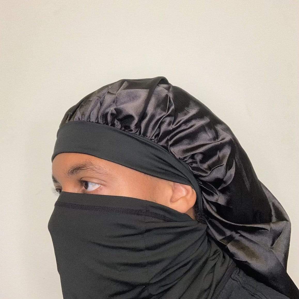 Drippy Rags Durags Bonnets Headbands Headwear More Regular Bonnets Dread & Big Braids Silky Satin Long Bonnet