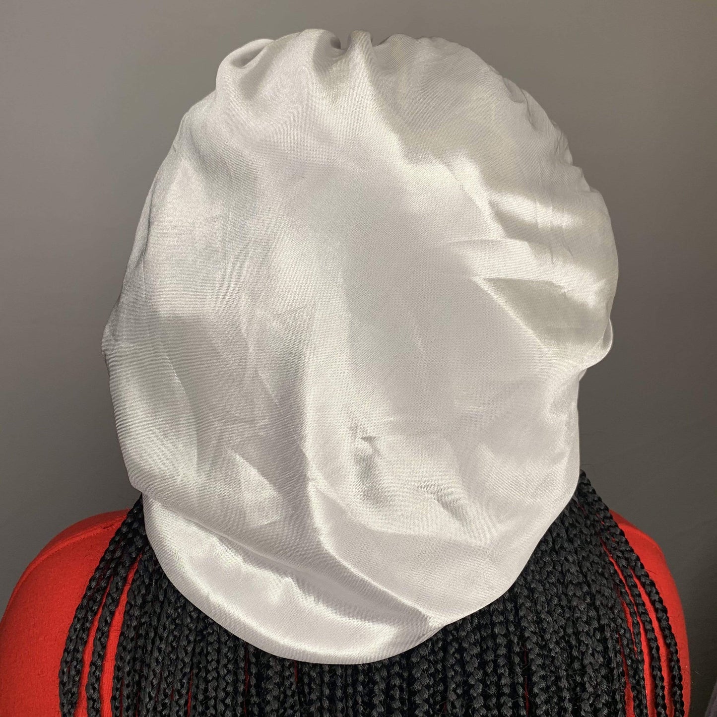 Drippy Rags Durags Bonnets Headbands Headwear More Regular Bonnets Grey Silky Satin Bonnet