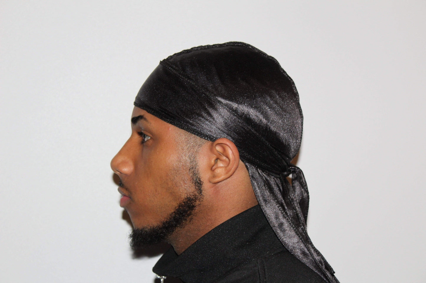 Drippy Rags Durags Bonnets Headbands Headwear More Silky Black Silky Durag