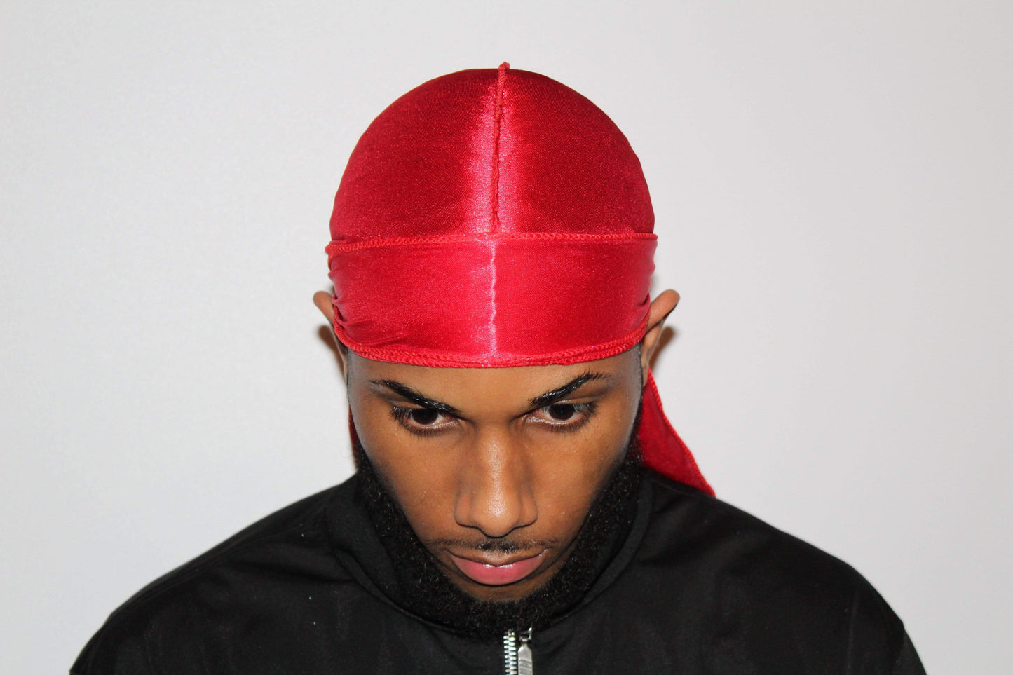 Drippy Rags Durags Bonnets Headbands Headwear More Silky Cherry Red Silky Durag