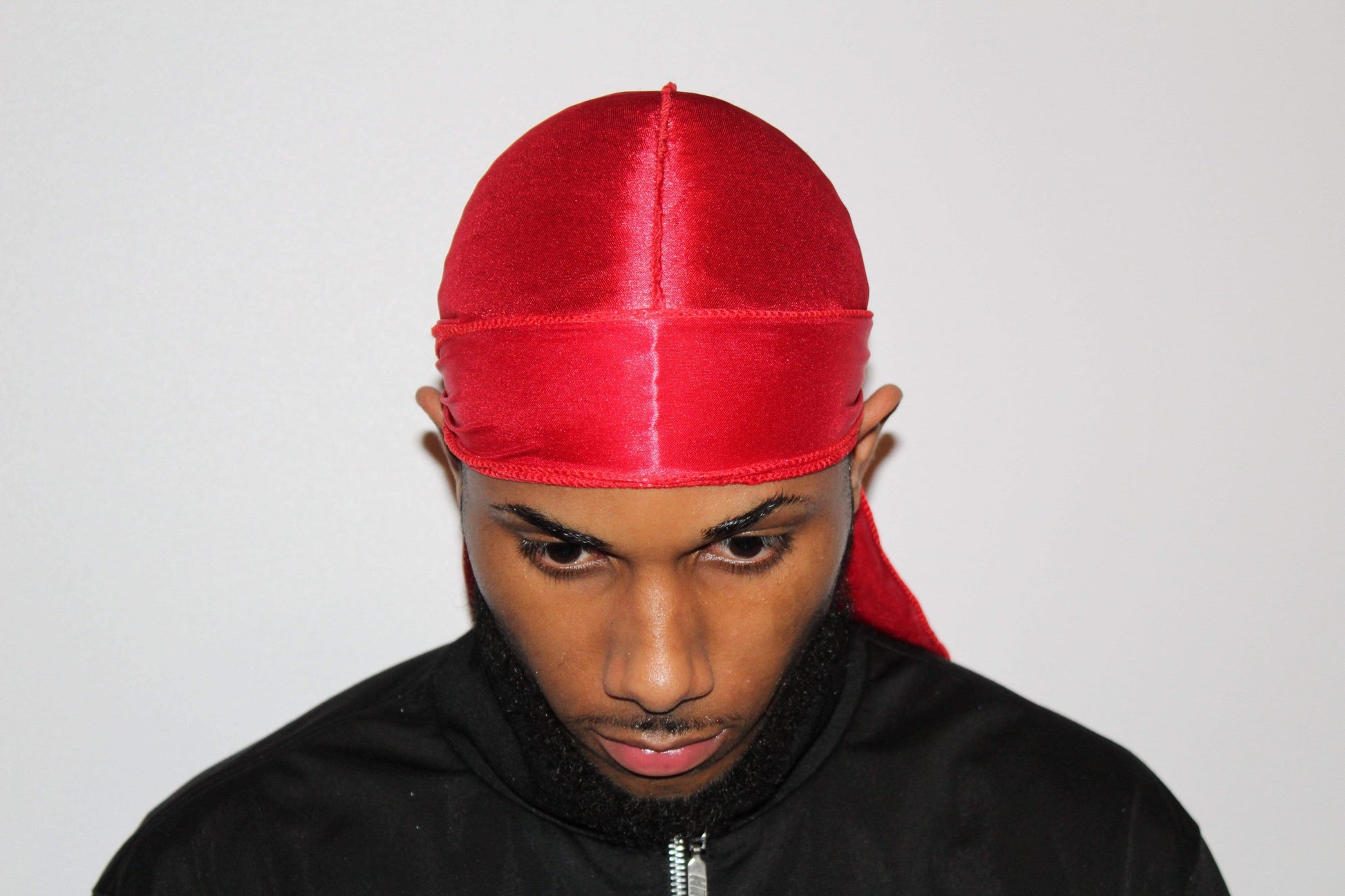 Drippy Rags Durags Bonnets Headbands Headwear More Silky Cherry Red Silky Durag