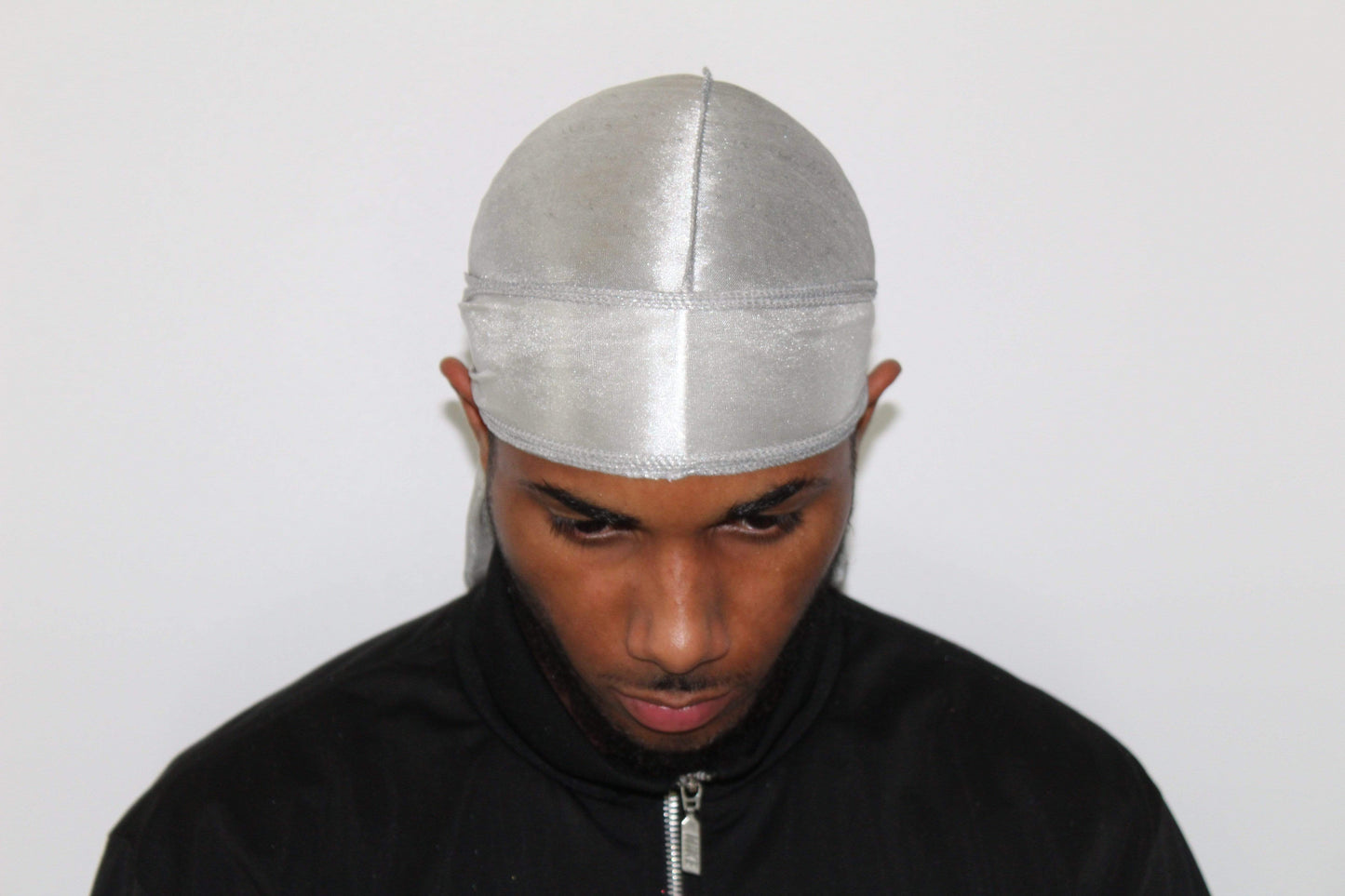 Drippy Rags Durags Bonnets Headbands Headwear More Silky Grey Silky Durag