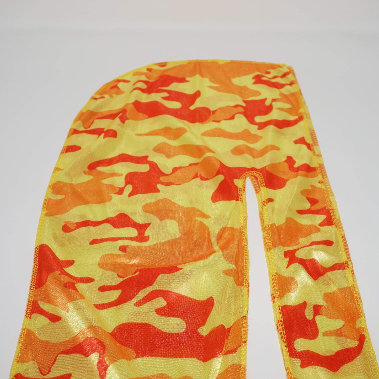 Drippy Rags Durags Bonnets Headbands Headwear More Silky Orange Yellow Camo Silky Durag