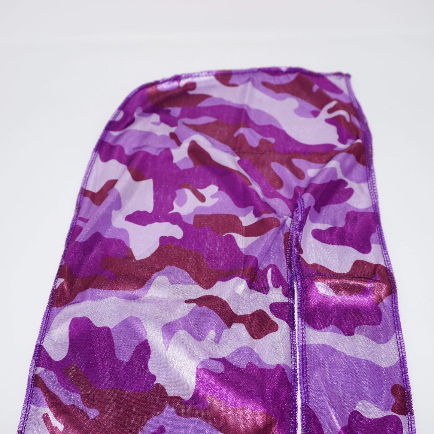 Drippy Rags Durags Bonnets Headbands Headwear More Silky Purple Camo Silky Durag
