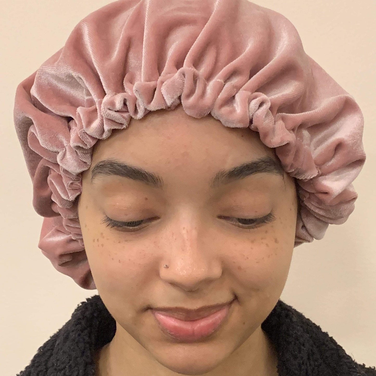 Pink Velvet Bonnet (Updated Color & Band 2021 version)