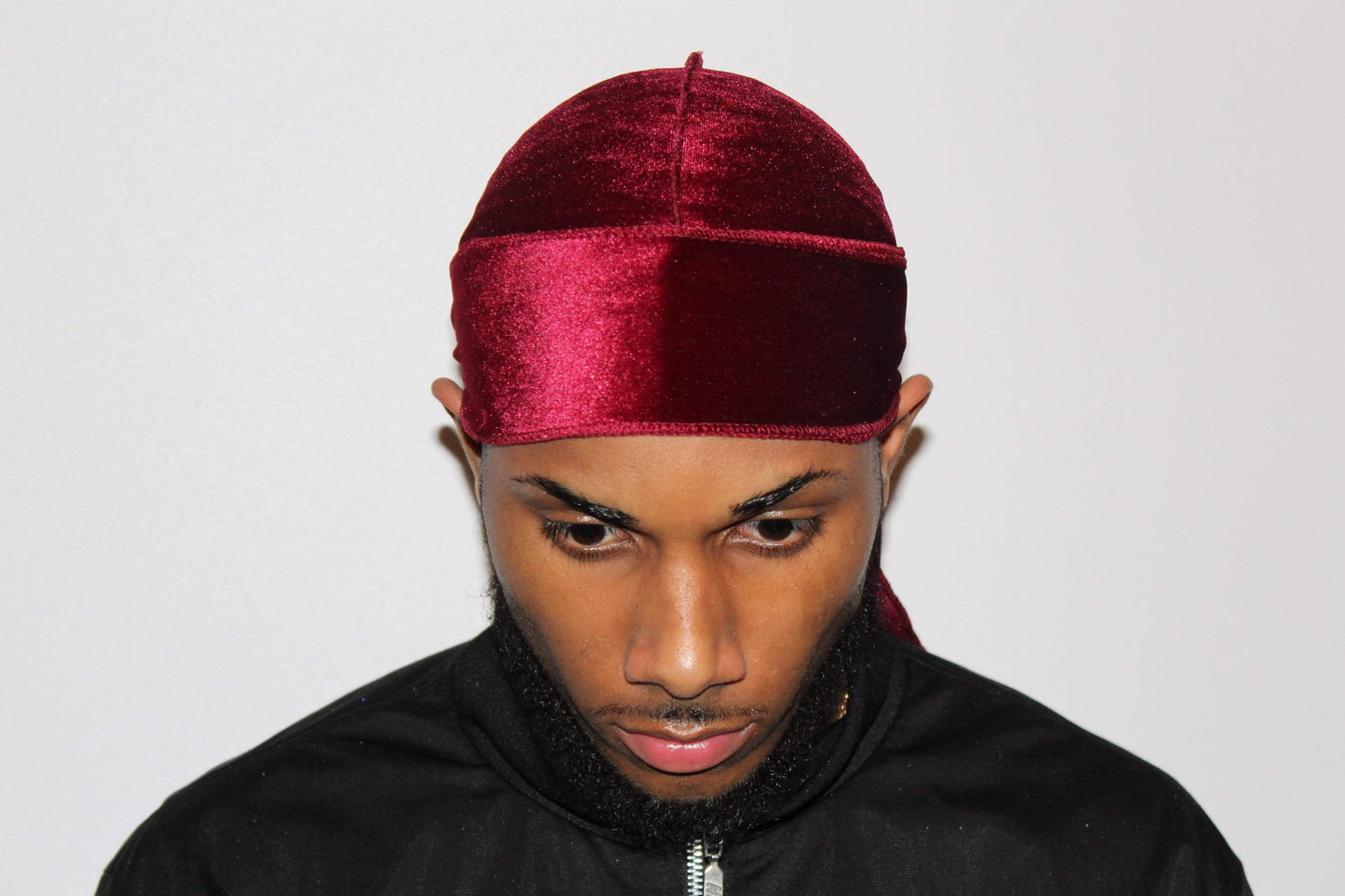 Drippy Rags Durags Bonnets Headbands Headwear More Velvet Burgundy Velvet Durag