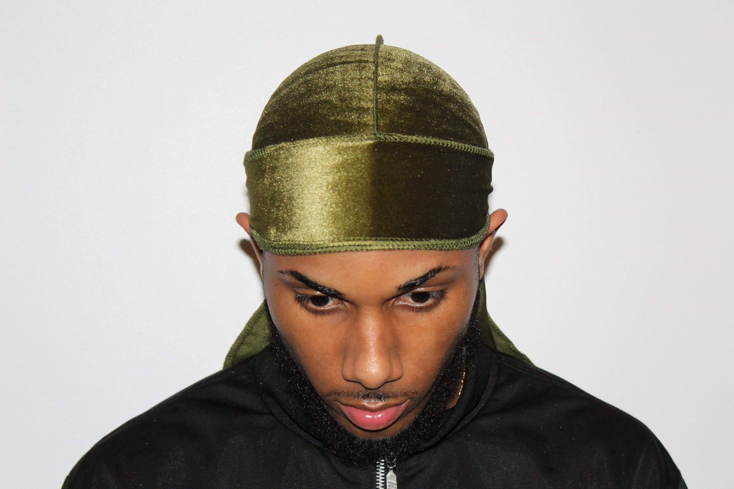 Drippy Rags Durags Bonnets Headbands Headwear More Velvet Olive Velvet Durag