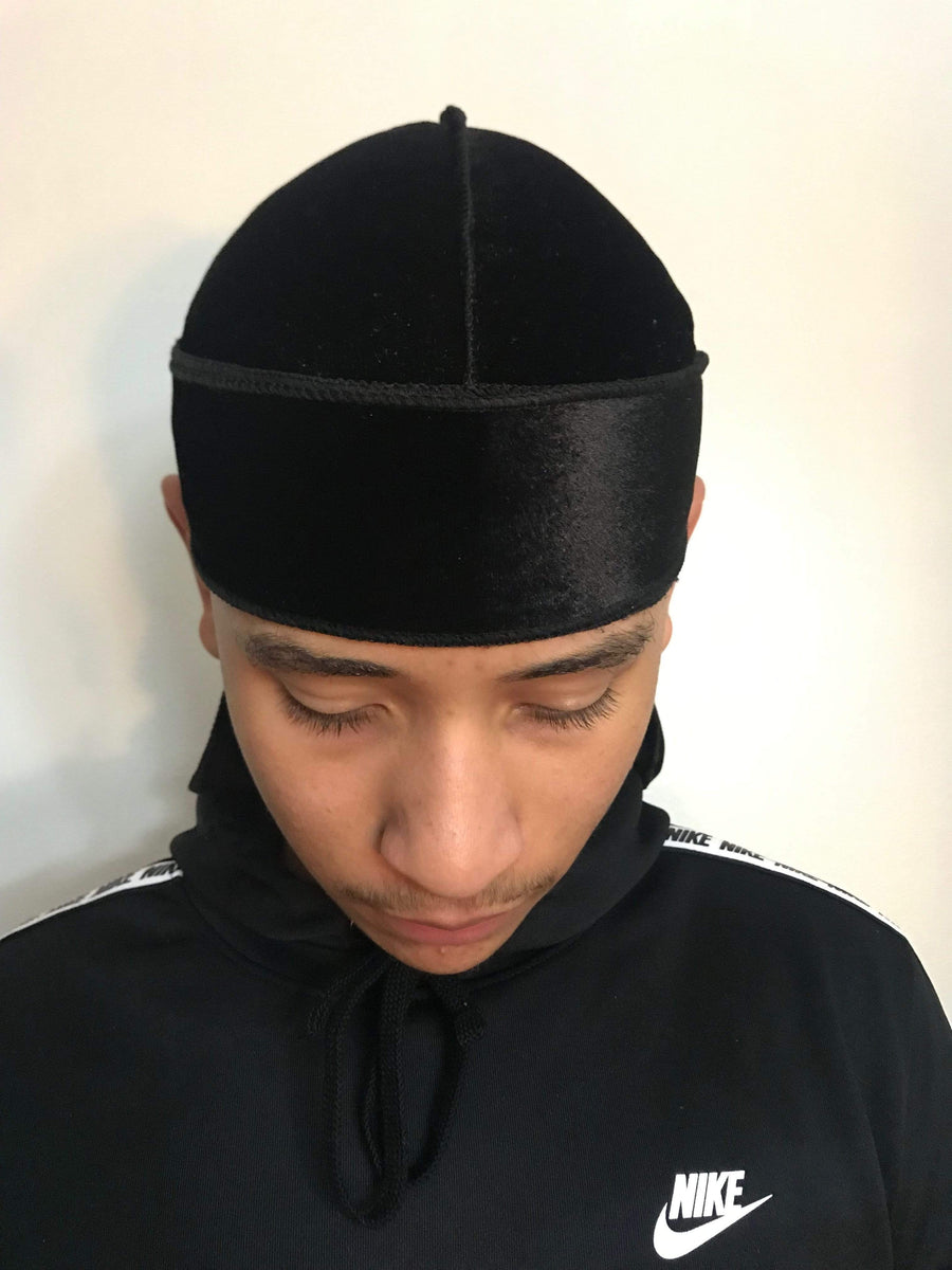 Black Silky Durag - Drippyy Durags