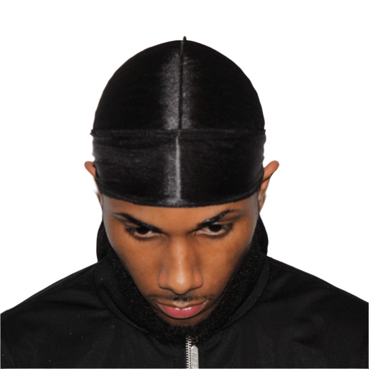 Drippy Rags Durags Bonnets Headbands Headwear More Silky Black Silky Durag