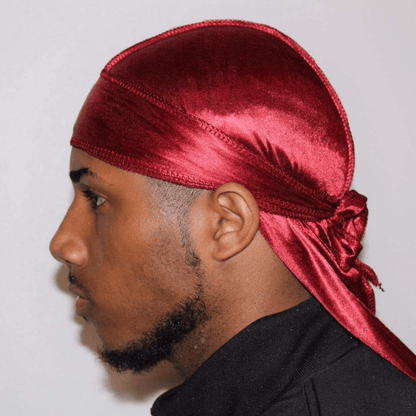 Drippy Rags Durags Bonnets Headbands Headwear More Silky Burgundy Silky Durag