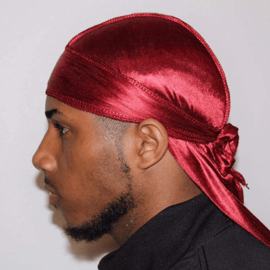 Drippy Rags Durags Bonnets Headbands Headwear More Silky Burgundy Silky Durag