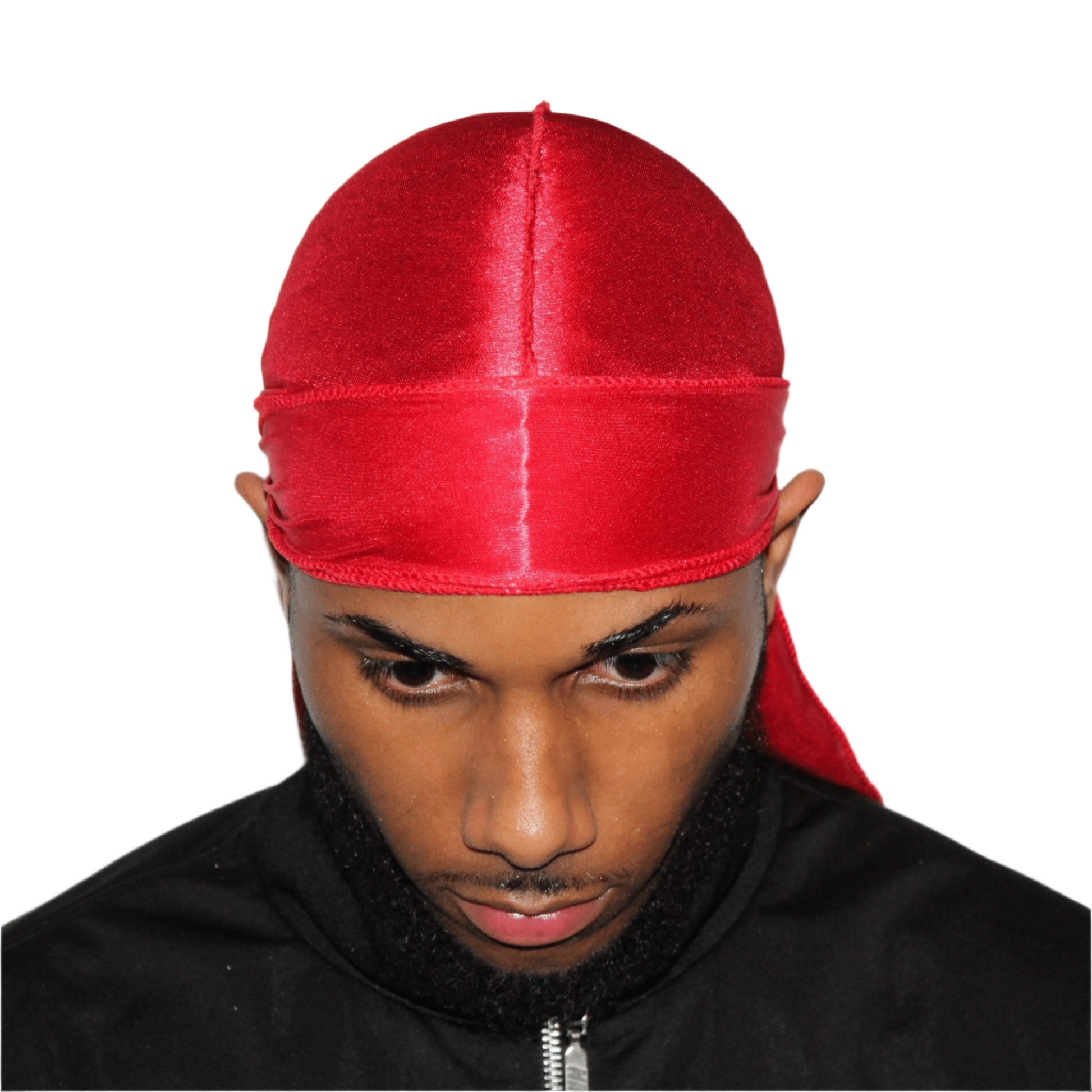 Drippy Rags Durags Bonnets Headbands Headwear More Silky Cherry Red Silky Durag