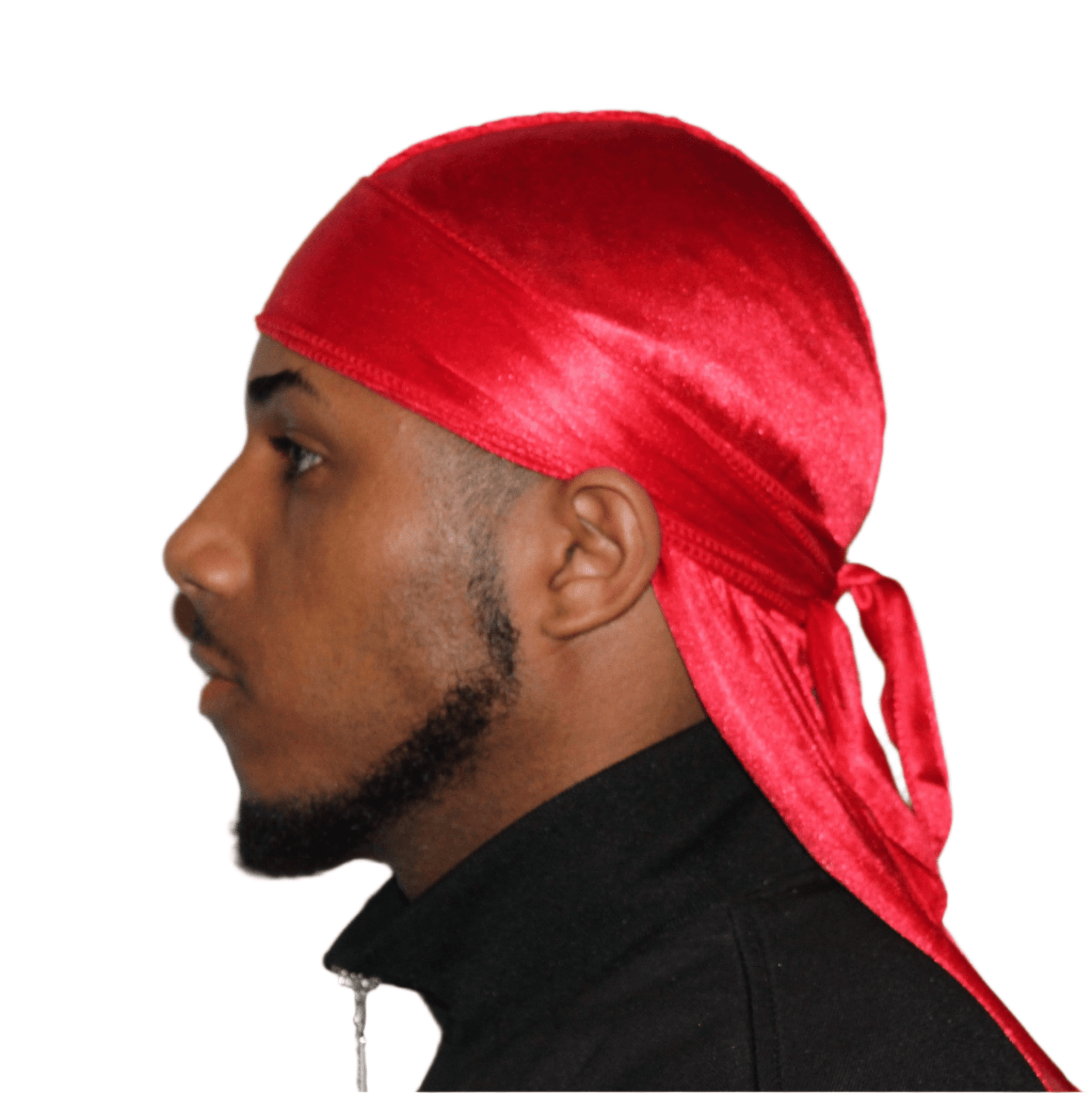 Drippy Rags Durags Bonnets Headbands Headwear More Silky Cherry Red Silky Durag