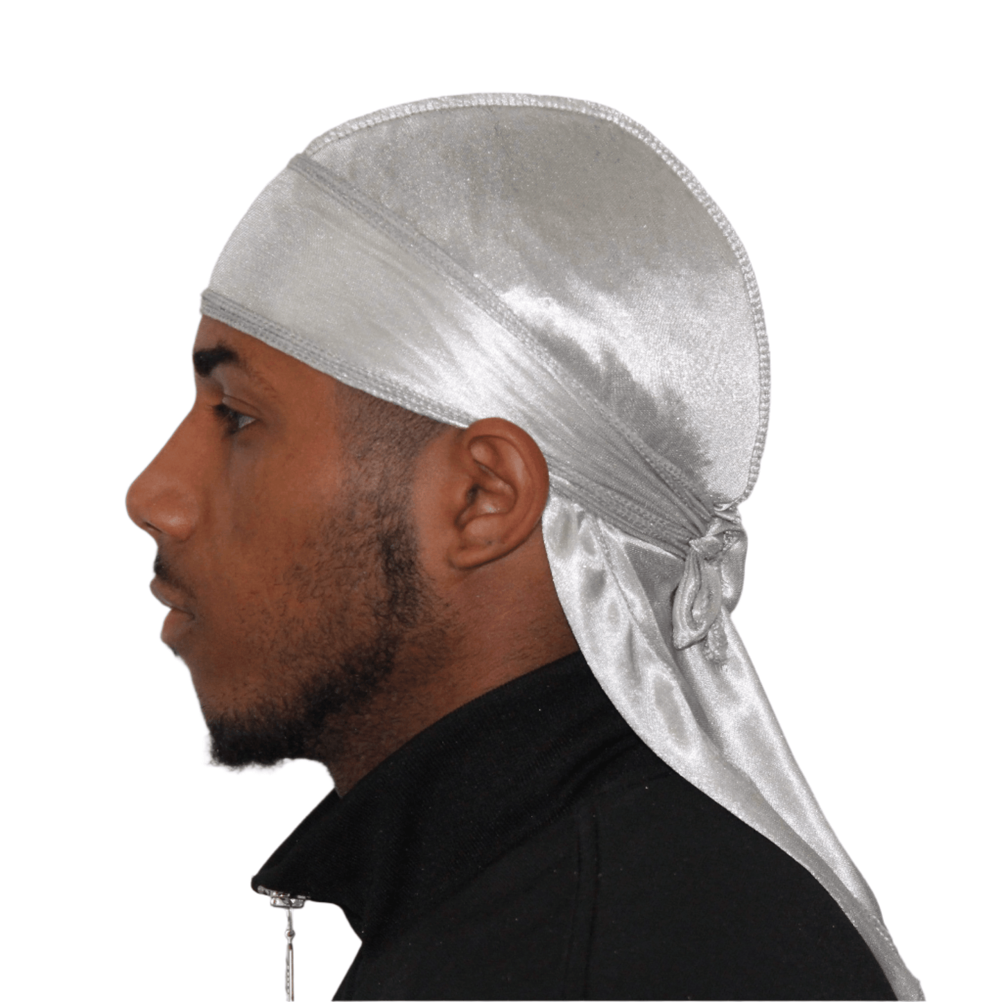 Drippy Rags Durags Bonnets Headbands Headwear More Silky Grey Silky Durag