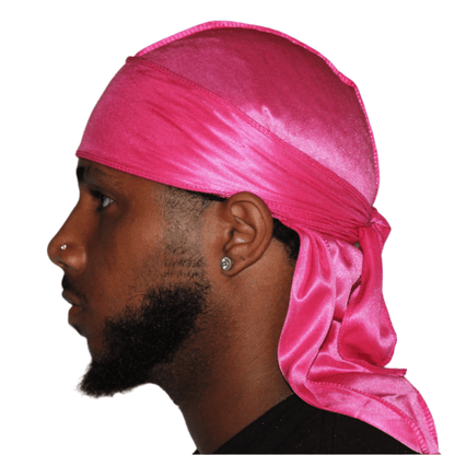 Drippy Rags Durags Bonnets Headbands Headwear More Silky Hot Pink Silky Durag Hot Pink Silky Durag