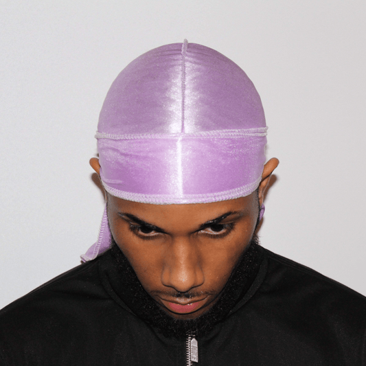 Drippy Rags Durags Bonnets Headbands Headwear More Silky Lavender Silky Durag