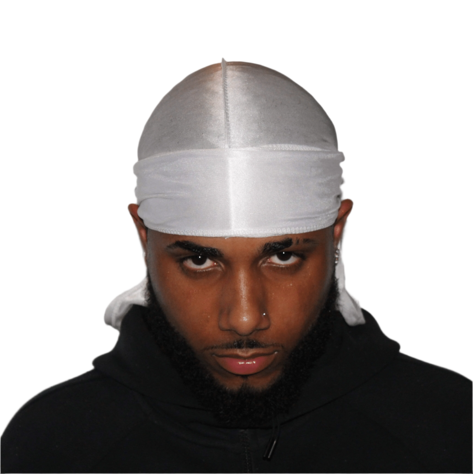 Drippy Rags Durags Bonnets Headbands Headwear More Silky White Silky Durag