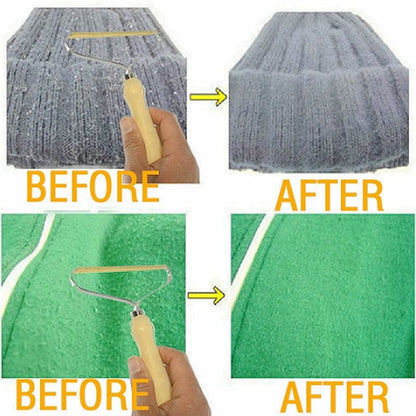 Drippy Rags Durags Bonnets Headbands Headwear More Portable Manual Hair Removal Agent Carpet Wool Coat Clothes Shaver Brush Tool Depilatory Ball Knitting Plush Double-Sided Razor