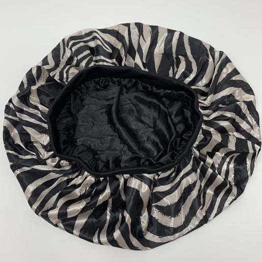 Silver Zebra Bonnet