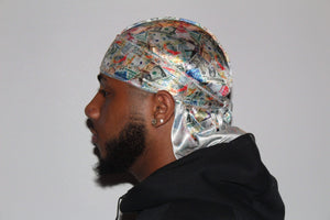 Drippy Rags Durags Bonnets Headbands Headwear More Designer Durag Big Hundreds Designer Durag