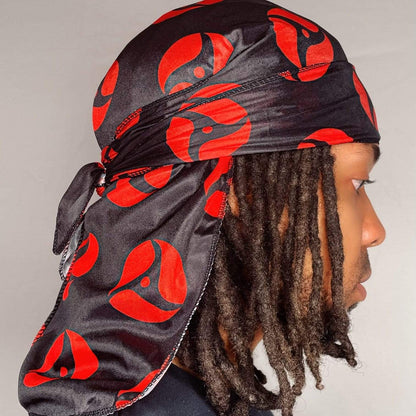 Drippy Rags Durags Bonnets Headbands Headwear More Designer Durag Itachi Sharingan Drip Durag