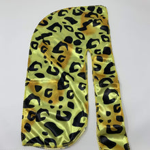 Load image into Gallery viewer, Leopard Designer Drip Durag