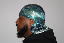 Load image into Gallery viewer, Drippy Rags Durags Bonnets Headbands Headwear More Designer Durag Nova Galaxy Designer Durag